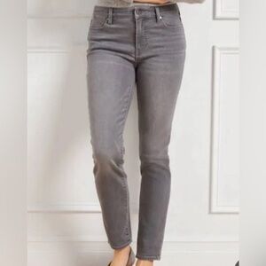 TALBOTS Slim Ankle Flawless Light Gray Jeans 10P